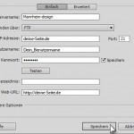 FTP Verbindung in Dreamweaver herstellen